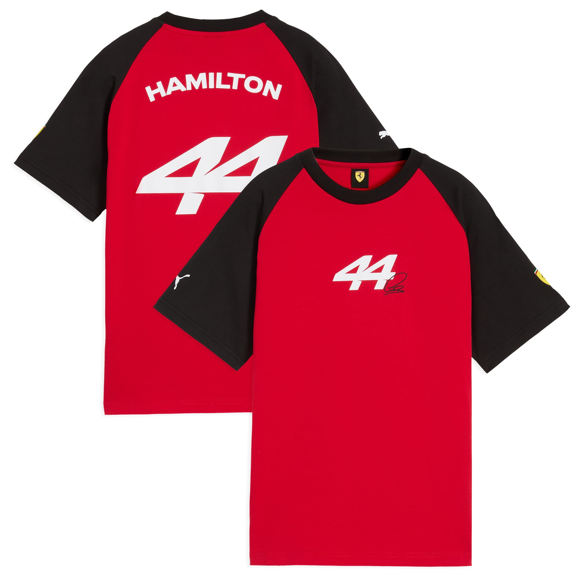 Scuderia Ferrari Lewis Hamilton T-Shirt 2026 – Rot – Kinder