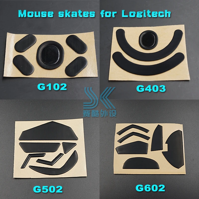 3M Maus Skates für Logitech G502 G403 G602 G603 G703 G700 G700S G600 G500 G500S 0,6 MM Gaming Maus füße Ersetzen fuß Image