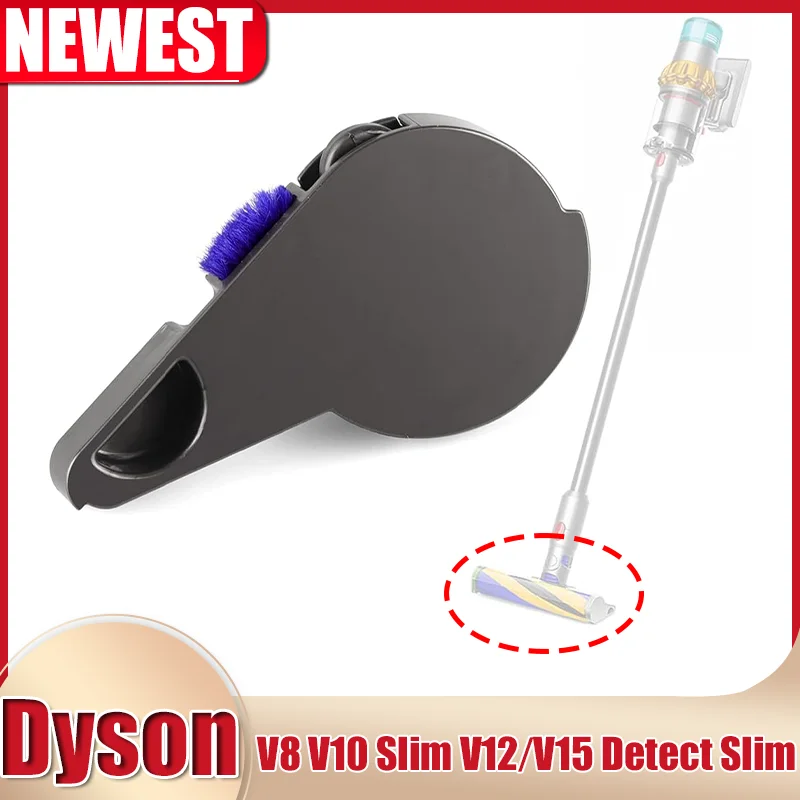 Rollenbürstenstangen-Endkappenabdeckung für Dyson V8 V10 Slim V12 V15 Detect Slim Staubsauger, seitliche Ersatzteile Image