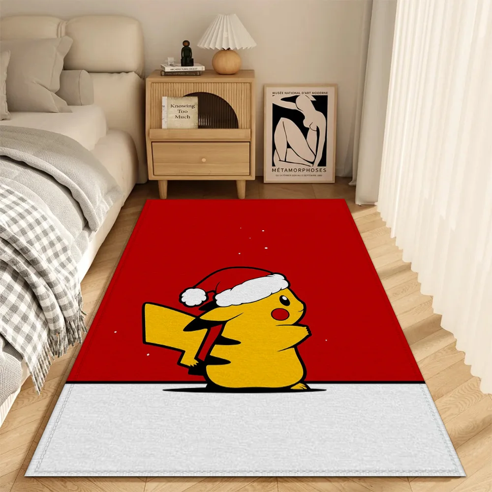 Fashion Entrance Mat Kitchen Carpet Living Room Rugs Decoration P-pikachu Doormat Front Door Bath Mats Balcony Non-slip Pad Rug