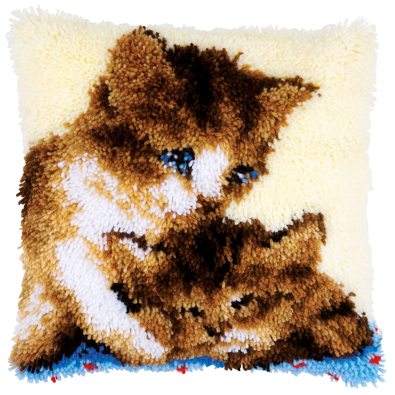 Knüpfkissen Katzenbabys