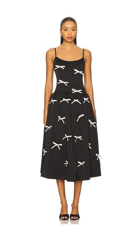 Ursula Midi Dress - Black - Elliatt Dresses