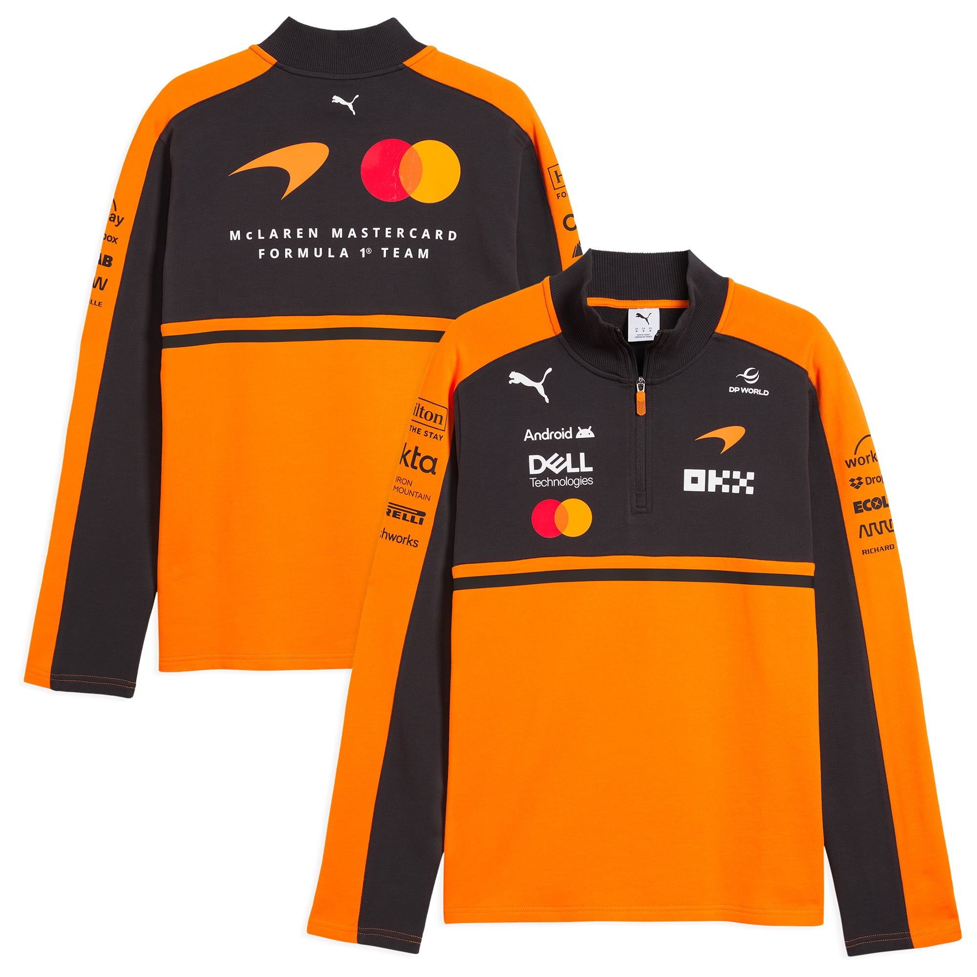 Haut intermédiaire zippé 1/4 McLaren 2026 - Unisexe - unisexe Taille: XL