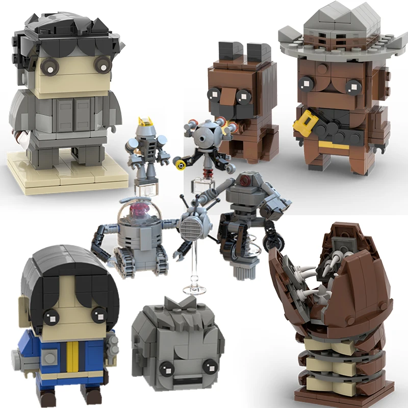 Moc TV-Spiel fallouted Shelter Charaktere Bausteine kreative Lucy Maclean Action figur Modell montieren Moc Spielzeug für Kinder Image