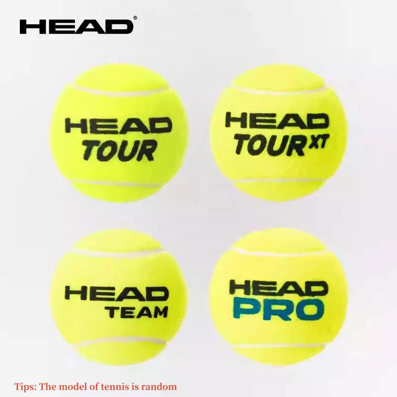 HEAD Tennisball 3/6/9PCS Trainingsbälle aus Wolle und Gummi, hohe Elastizität, Spielbälle, langlebig, Excesice Tennis (zufälliges Modell) Image