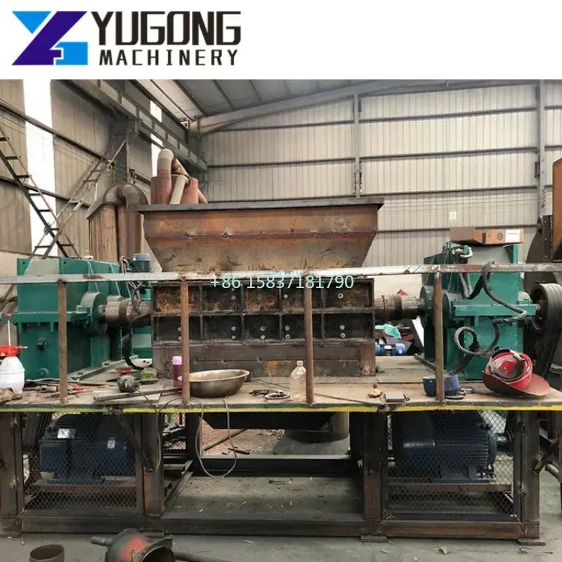 Ligne de recyclage de pneus, broyeur de pneus en plastique et caoutchouc, broyeur de pneus industriels, broyeur de pneus métalliques pour voitures, machine de broyage de pneus pour l