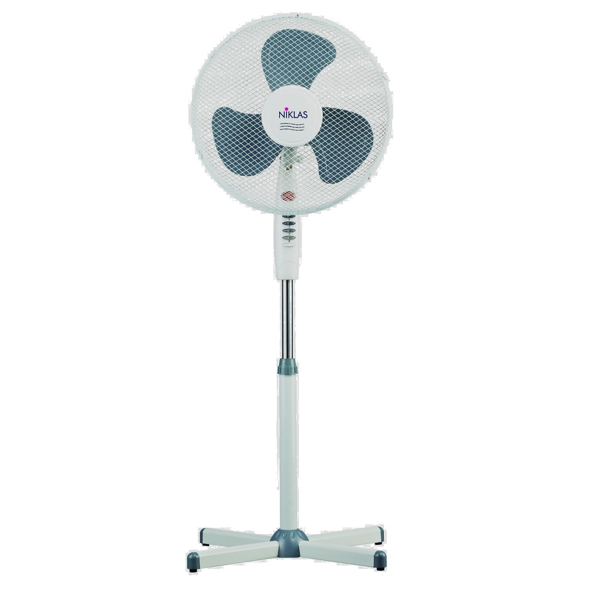 Standventilator 45W Matte Teleskop 1.30m 3 Geschwindigkeiten 40 cm NIKLAS Image