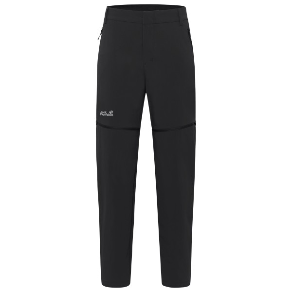 Jack Wolfskin - Hikeout Zip Away Pants - Trekkinghose Gr 56 - Short schwarz