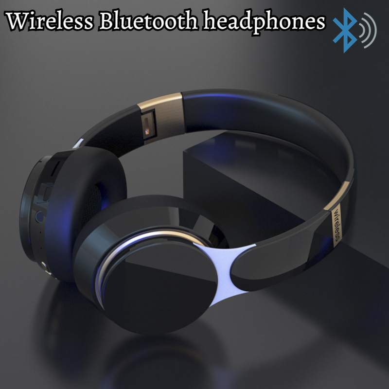 Wireless Bluetooth Headset Foldable, Noise Canceling, Sports Earphones With HD Mic & Gaming Bass green