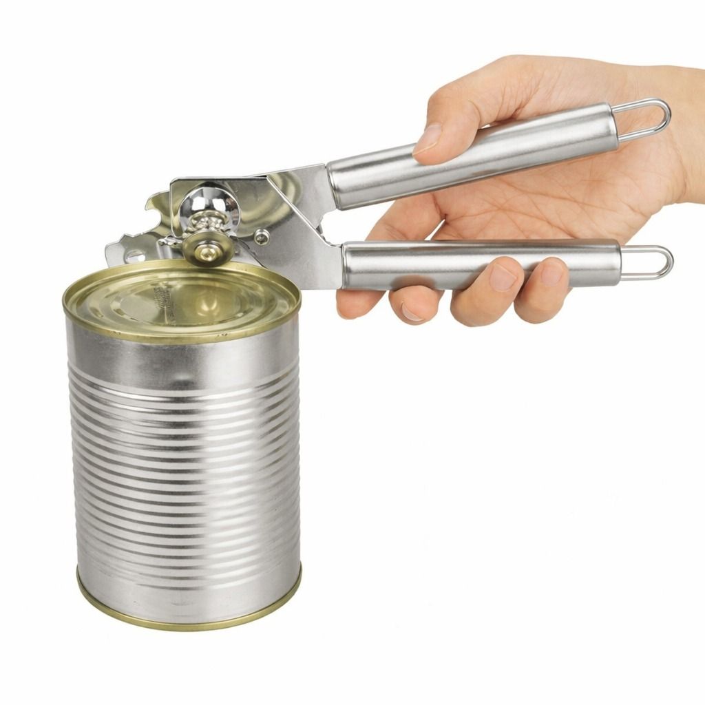 Heavy Duty Stainless Steel Can & Bottle Opener For Professional Chefs | Durable Blades | Easy Grip Heavy Duty Stainless Steel Can & Bottle Opener For Professional Chefs | Durable Blades | Easy Grip