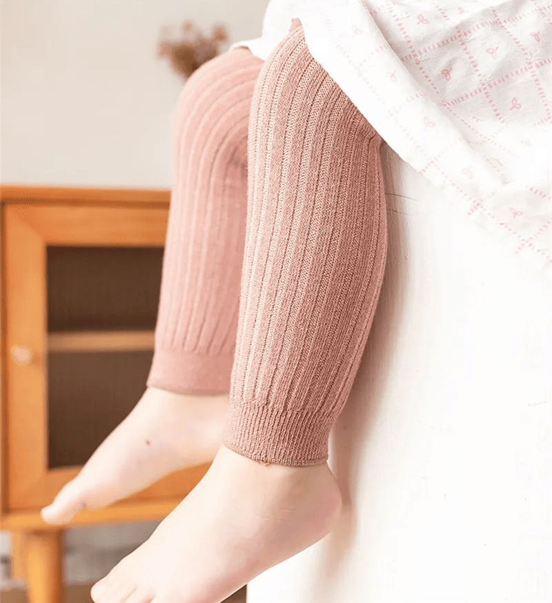 CozyFlex Cotton Baby Leggings Spring Autumn Knit Pants For Boys And Girls dark Gray 0 1year (s)