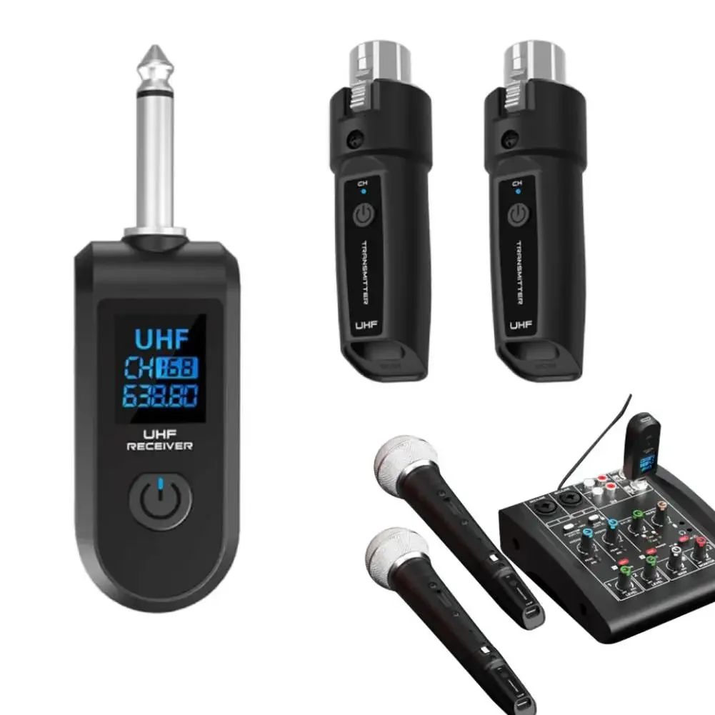 Wireless TXLR Transmitter And Receiver Adapter 2 Mics