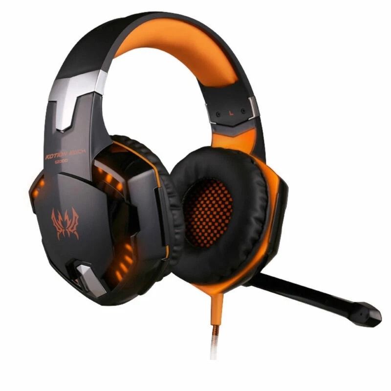 Gaming Headset Noise Cancelling Over Ear Headphones With LED Lighting Gaming Headset Noise Cancelling Over Ear Headphones With LED Lighting
