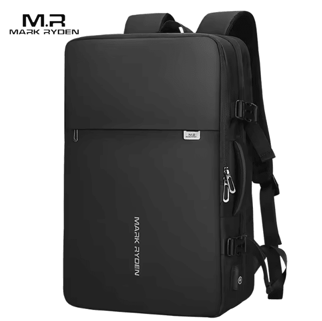 Mark Ryden 17 Inch USB Charging Laptop Backpack Multi Layer Travel & Business Anti Theft Mochila For Men black