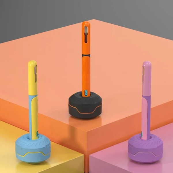 Wireless Otoscope Ear Cleaner With Camera HD Ear Wax Removal Tool USB C Rechargeable Visual Ear Cleaning Kit set 2 orange