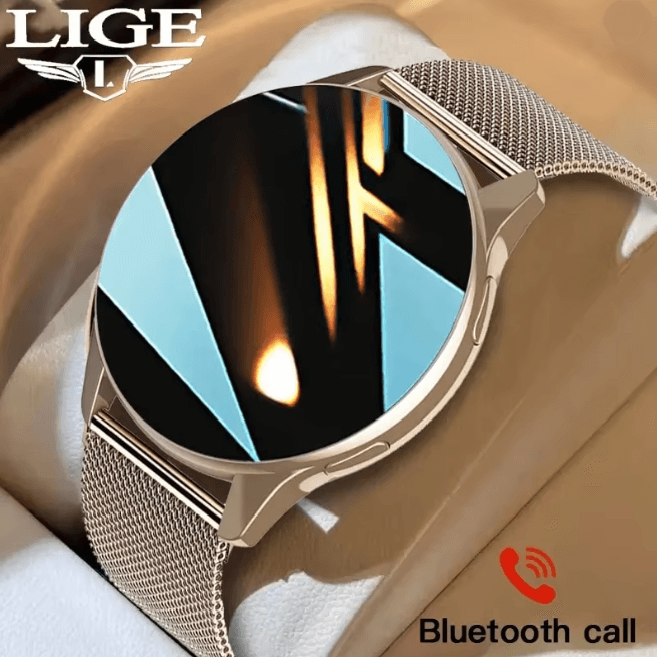 LIGE Wireless Charging Smart Watch With Bluetooth Calling And Fitness Tracker f