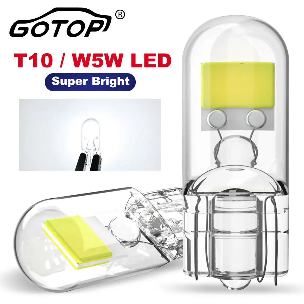 UltraBright T10 LED CANBUS Interior Dome Light Bulbs 6000K White, Error Free 194 168 Replacement yellow