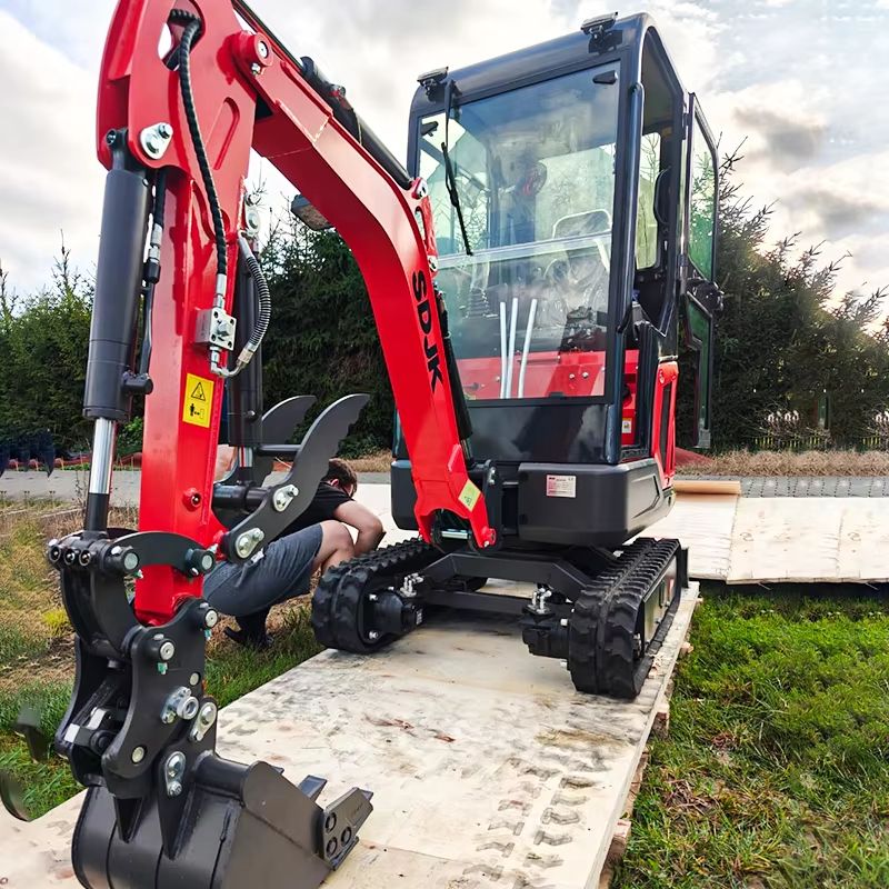 Compact Track Mini Excavator For Garden Agriculture And Small Jobs jkw 1.2ton Excavator