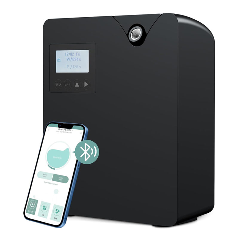 Smart Aromatherapy Diffuser With Bluetooth & WiFi Waterless Essential Oil Diffuser For Home white