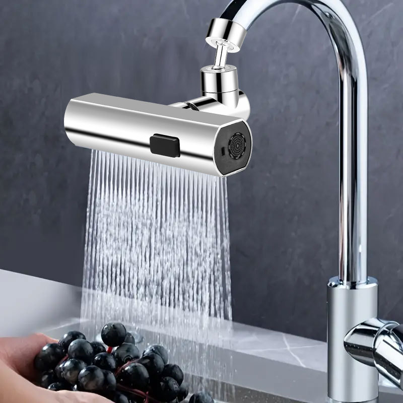 Universal Rotating Splash proof Faucet Extension, 360 Waterfall Bubbler Booster For Kitchen Sinks Universal Rotating Splash proof Faucet Extension, 360 Waterfall Bubbler Booster For Kitchen Sinks