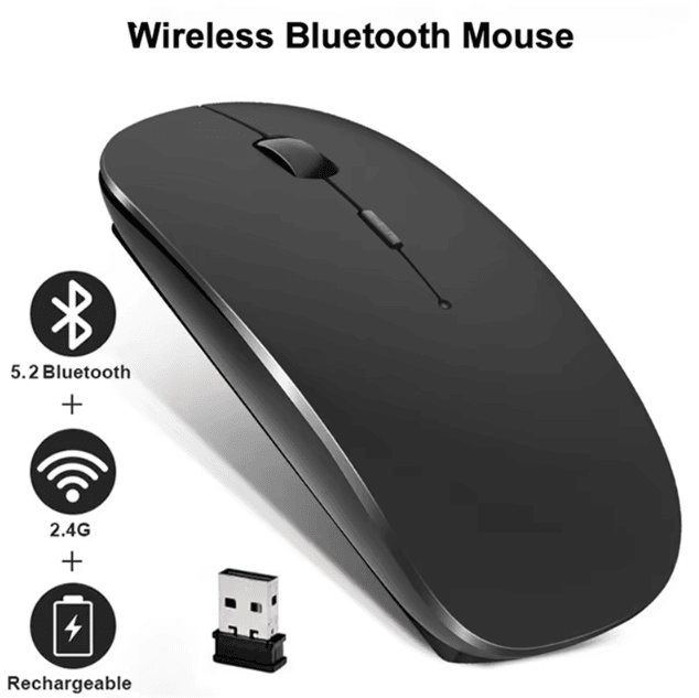 FlexiConnect Universal Bluetooth Wireless Mouse Silent Portable Mouse For Laptop, Tablet & PC dark Green