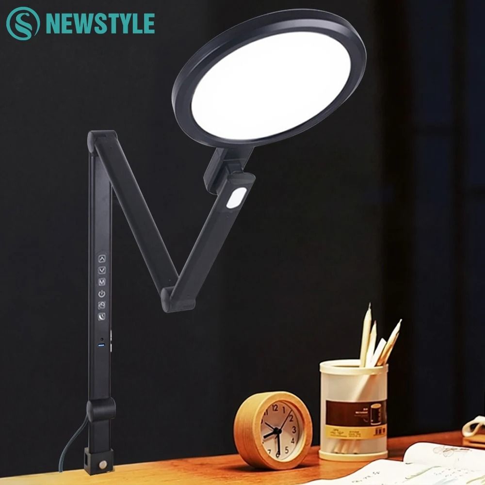 LED Multi Functional Foldable Clip Reading Desk Lamp 1200LM Ultra Bright Eye Caring Work Light LED Multi Functional Foldable Clip Reading Desk Lamp 1200LM Ultra Bright Eye Caring Work Light