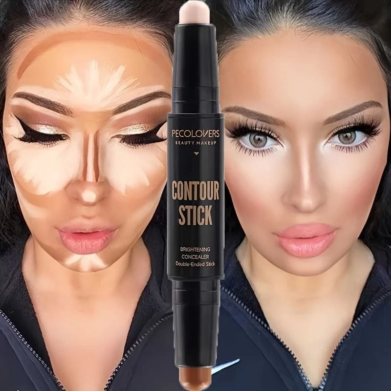 Double Ended Contouring Stick | 2 in 1 Concealer And Highlighter For Three Dimensional Facial Sculpting 03