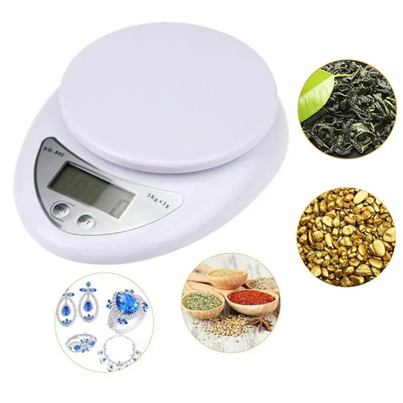Kitchen Baking Scale, Electronic Scales With Digital LED Display, Portable Food Balance Measuring Scale Kitchen Baking Scale, Electronic Scales With Digital LED Display, Portable Food Balance Measuring Scale
