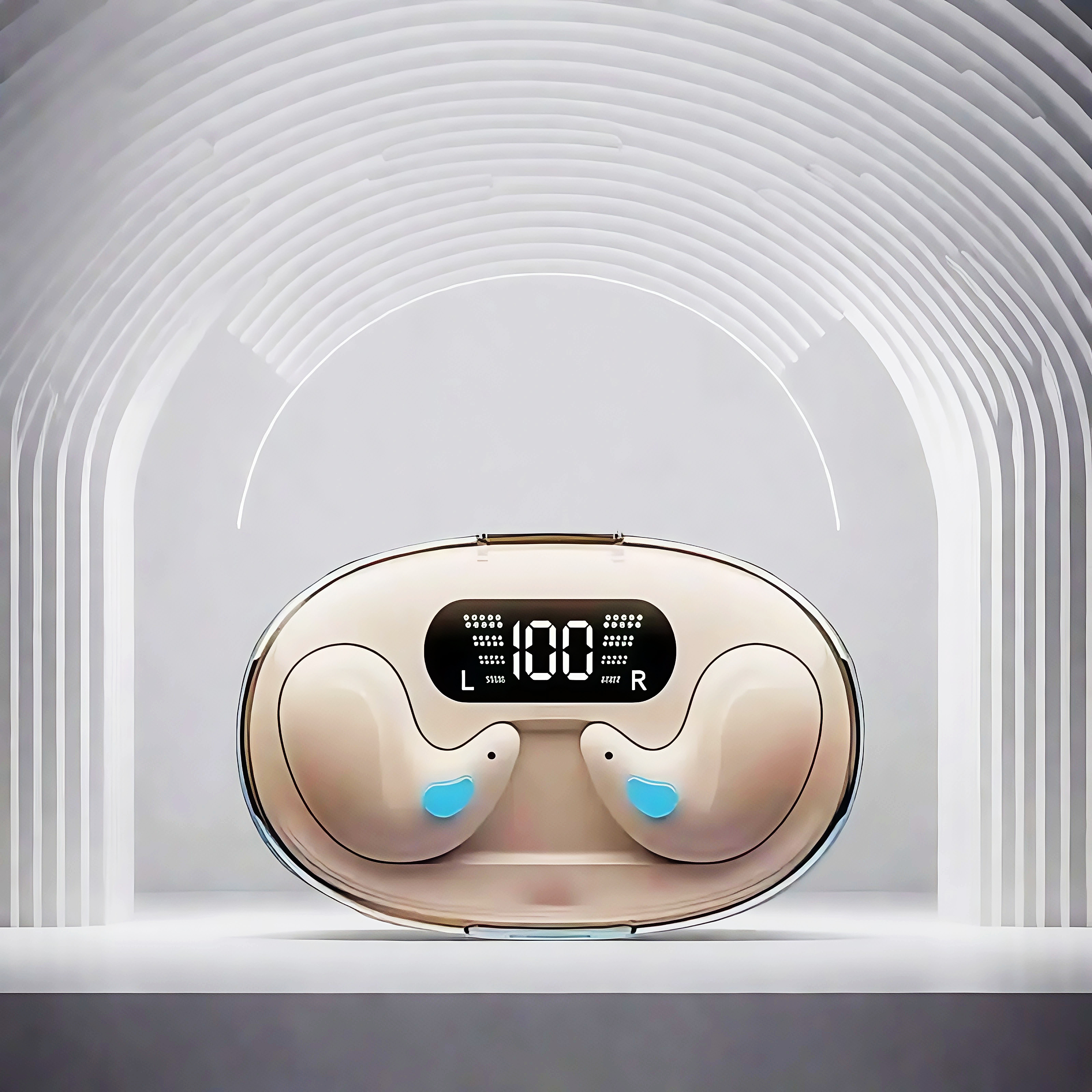 Waterproof Wireless Bluetooth Earbuds Mini Stereo Headphones With Enhanced Sound blue