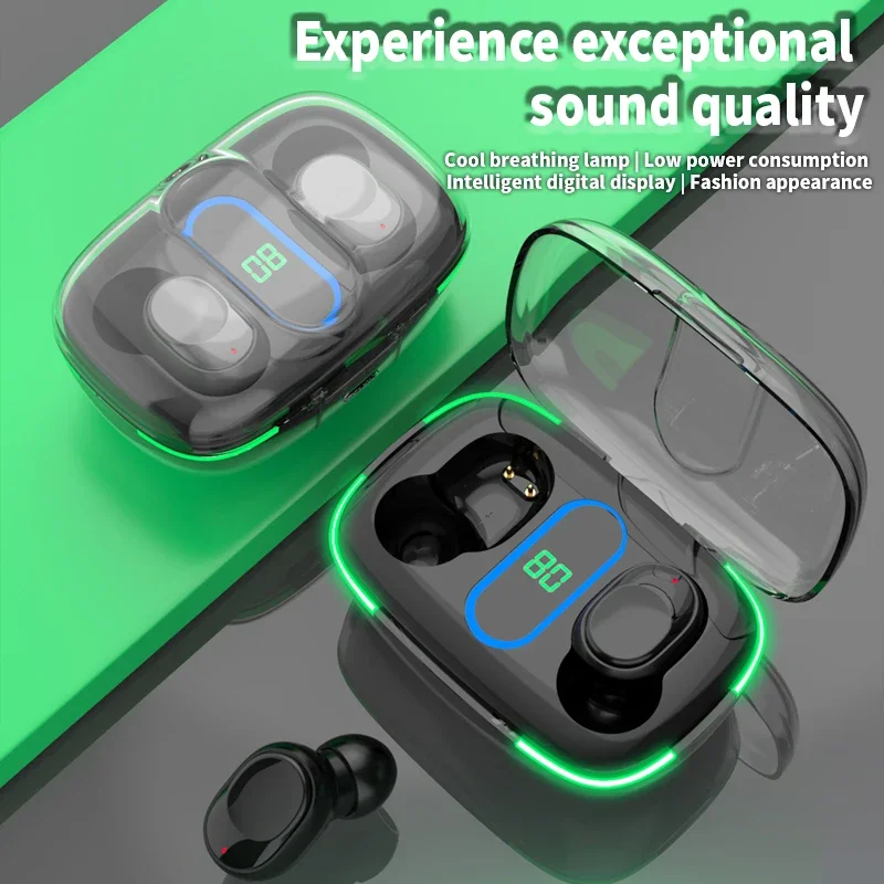 TWS Bluetooth Wireless Headset Sport Stereo Earbuds For Active Lifestyles pruple