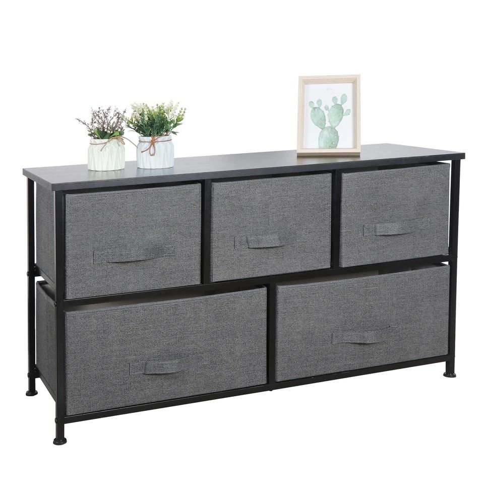 Sturdy Steel Frame Wide Dresser Storage Tower, Foldable Cloth Storage Cubes, Drawer Storage Solution For Home Sturdy Steel Frame Wide Dresser Storage Tower, Foldable Cloth Storage Cubes, Drawer Storage Solution For Home