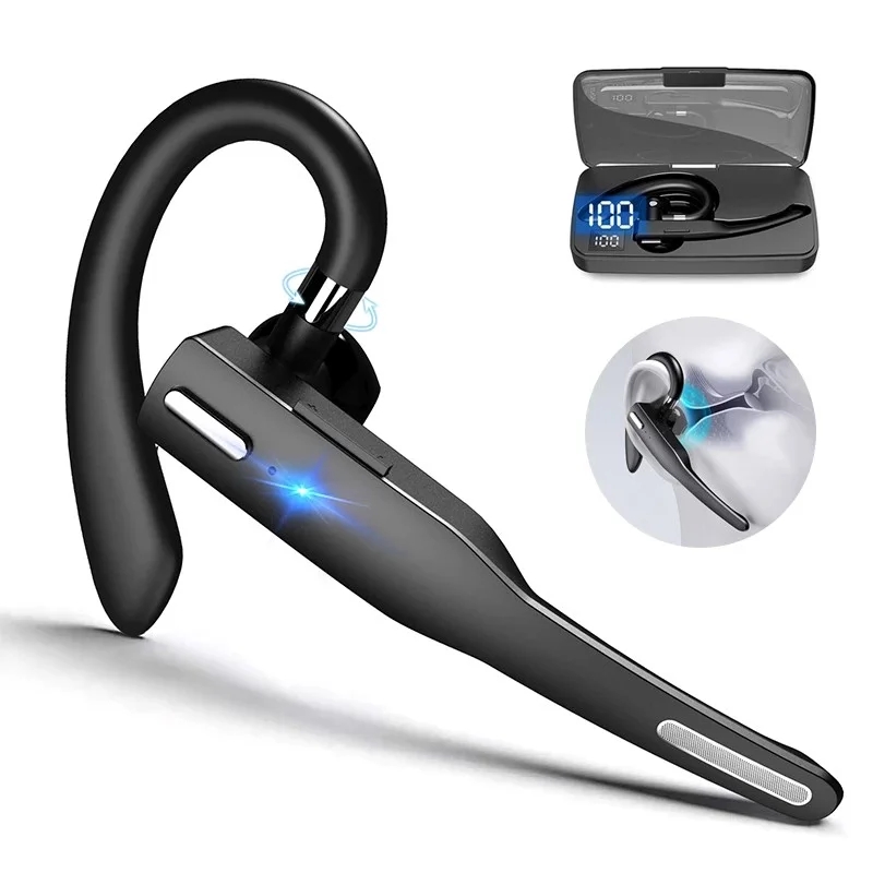 Bluetooth Headset For Truckers, Noise Cancelling & Dual Mic Bluetooth Headset For Truckers, Noise Cancelling & Dual Mic