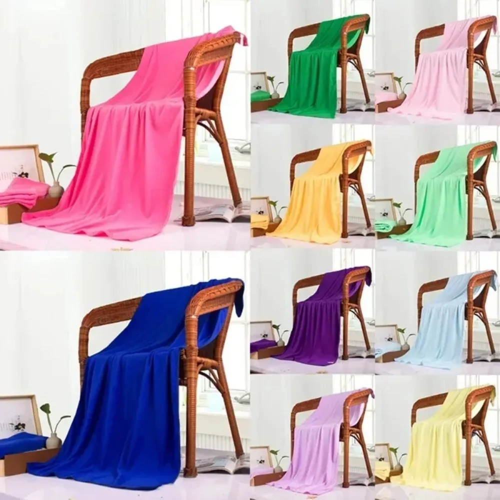 Large Microfibre Bath Towel, Comfortable Beach Towel, Fast Drying, Water Absorbent, Breathable Towel purple