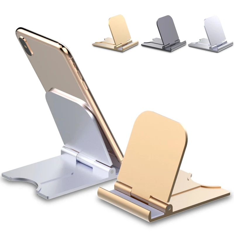 Adjustable Universal Mobile Phone Holder Stand For IPhone, Samsung, Xiaomi, And Tablets gold
