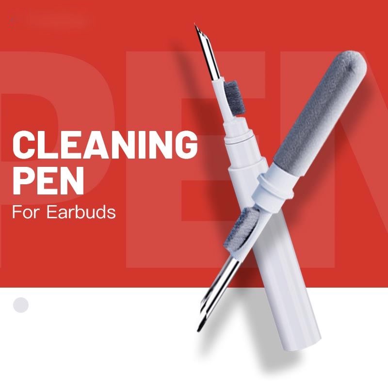 Bluetooth Earphone Cleaner Kit For AirPods Pro & Earbuds Case white