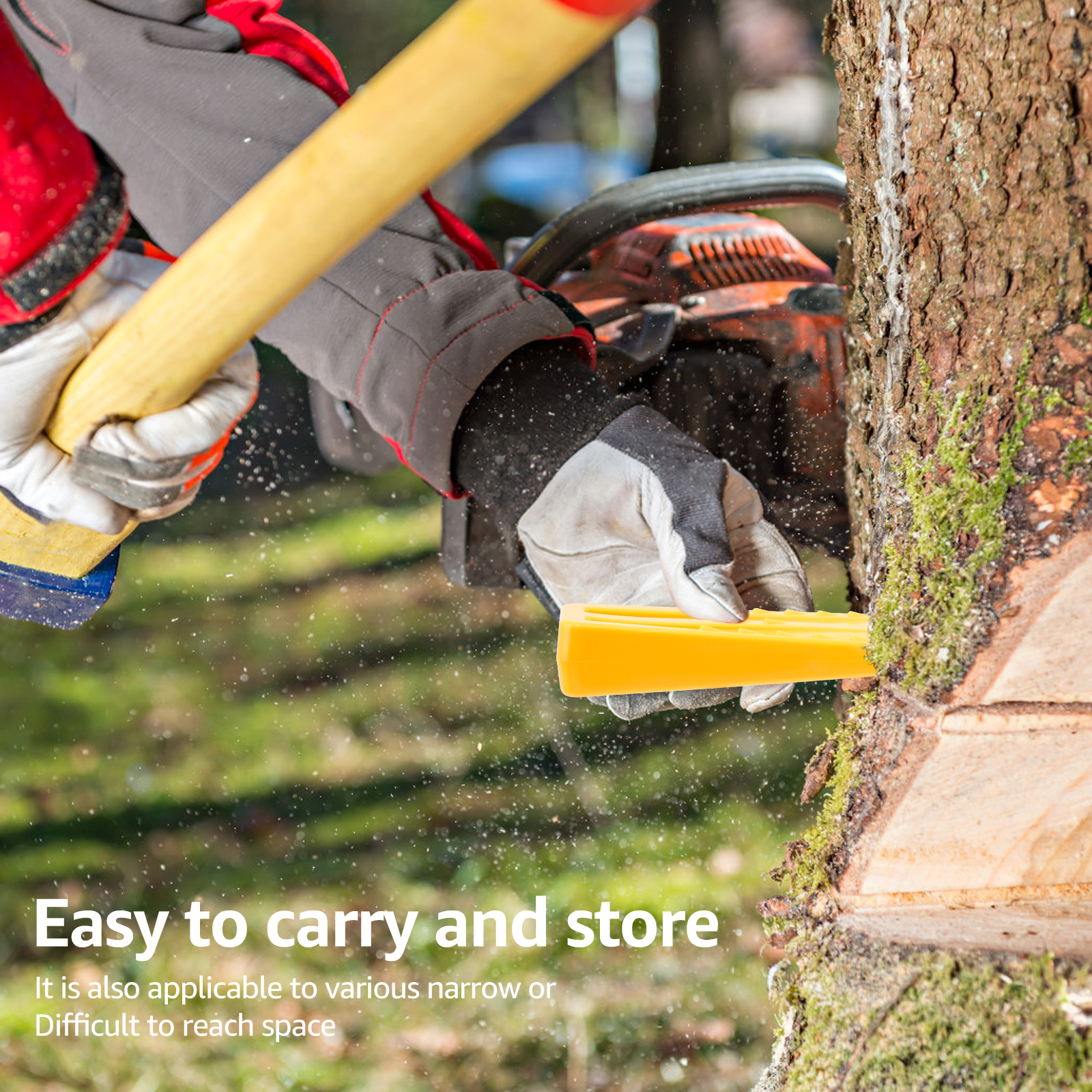 Plastic Chainsaw Felling Wedges, Wear Resistant Tree Safety Cutting Wedge Logging Supplies For Wood Cutting Plastic Chainsaw Felling Wedges, Wear Resistant Tree Safety Cutting Wedge Logging Supplies For Wood Cutting