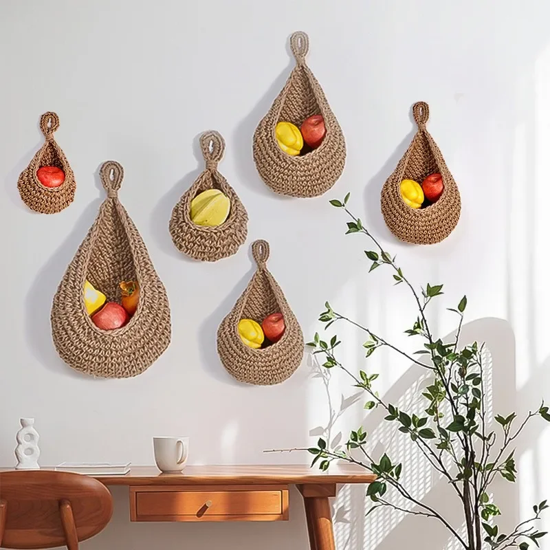 Hanging Wall Storage Basket Organizer For Vegetables Fruits And Kitchen Decor s