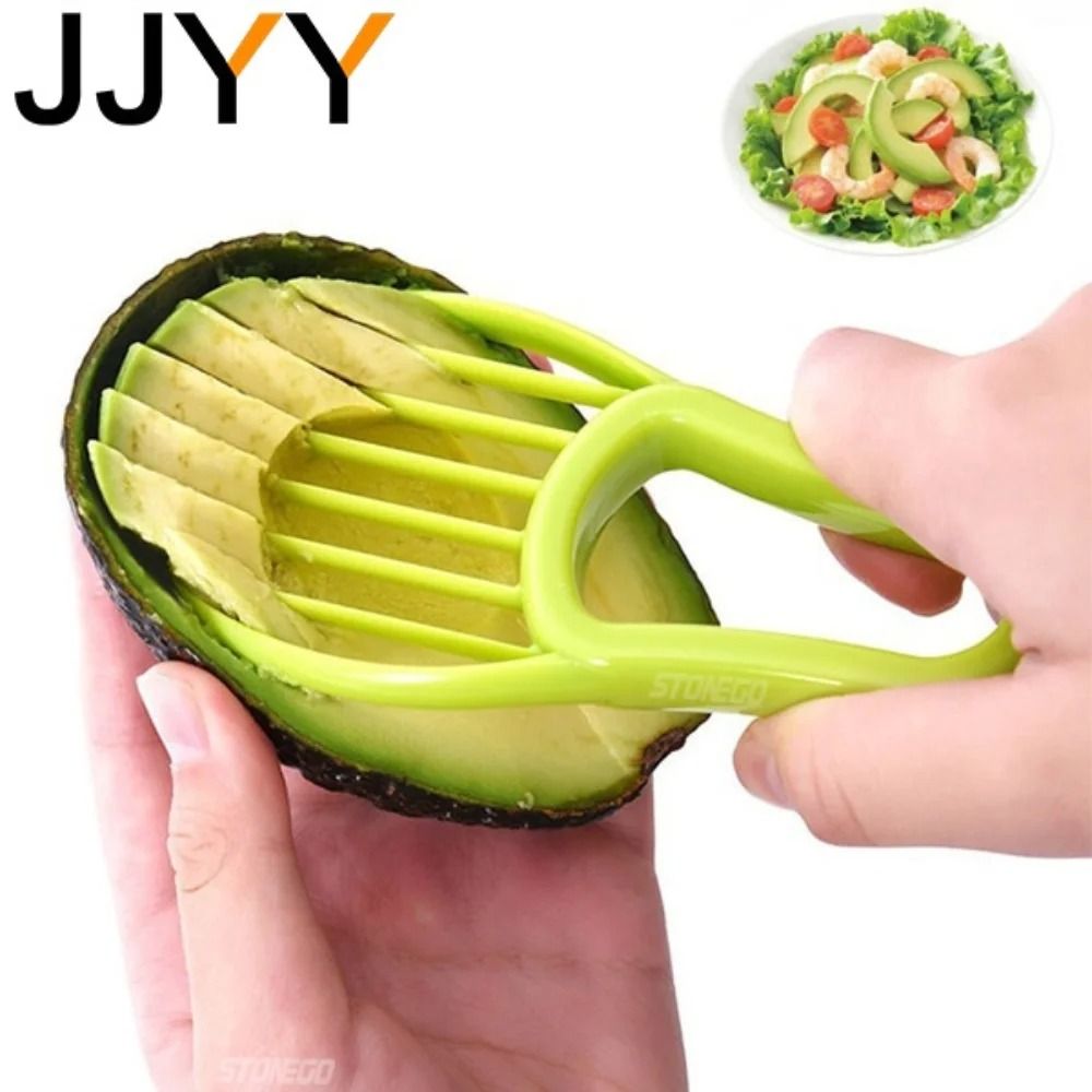 3 in 1 Avocado Slicer & Shea Corer High Performance Fruit Peeler & Pulp Separator orange