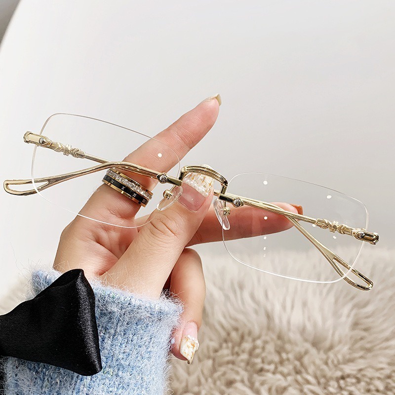 Anti Blue Light Blocking Glasses For Men And Women Clear Radiation Filter Eyewear For Screen Protection gold