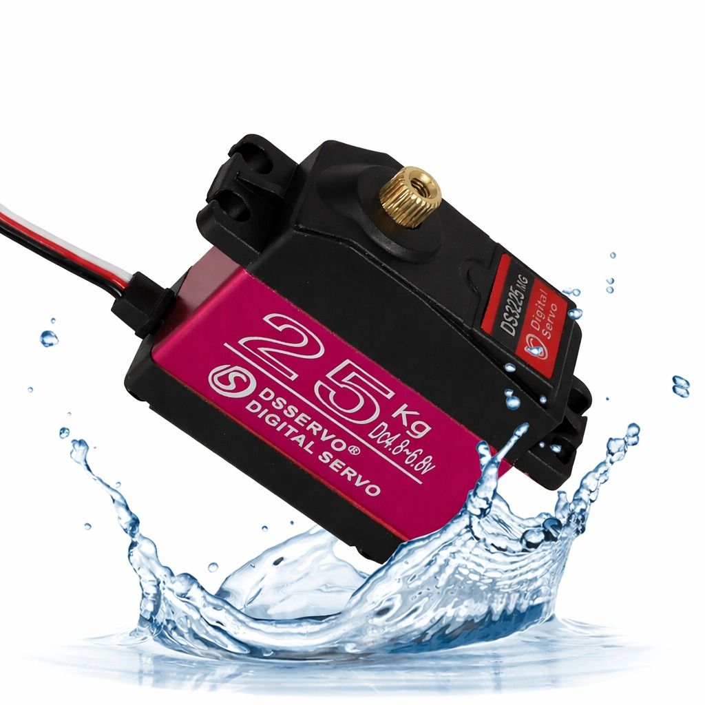 High Torque Waterproof Digital Servo With Metal Gears For RC Cars & Robots High Torque Waterproof Digital Servo With Metal Gears For RC Cars & Robots