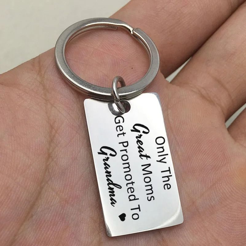 Grandparent Promotion Keychain Soon To Be Grandma And Grandpa Gift grandma