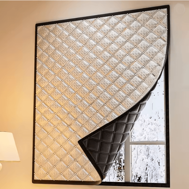 Double Thick Thermal Insulated Curtains For Cold And Heat Protection width 130cm height 90cm