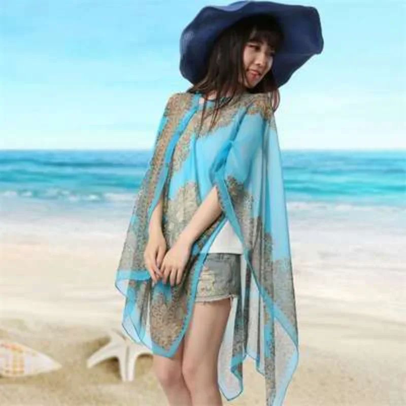 Breezy Sunshield Beach Cover Up Cardigan Womens Beach Cover Up, Sun Protection Cardigan, Lightweight Chiffon Kimono wt