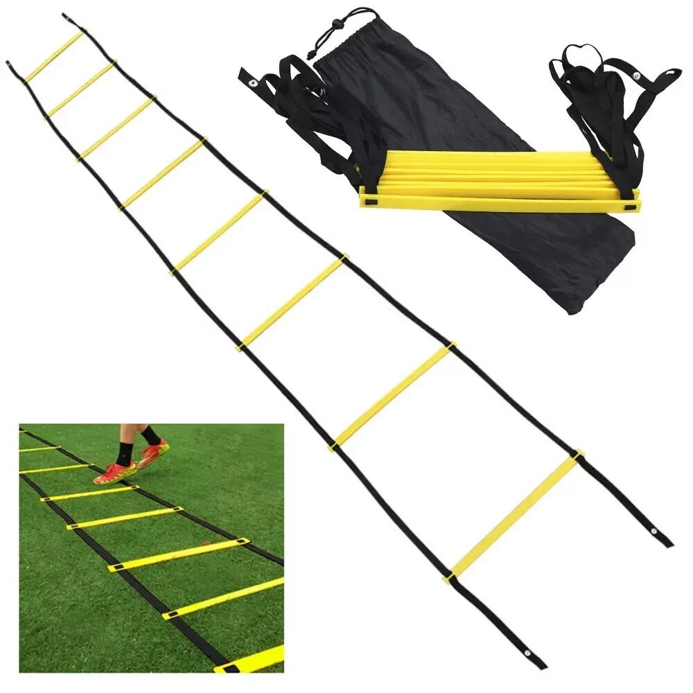Agility Speed Training Ladder For Football Footwork & Fitness Heavy Duty Exercise Equipment Agility Speed Training Ladder For Football Footwork & Fitness Heavy Duty Exercise Equipment