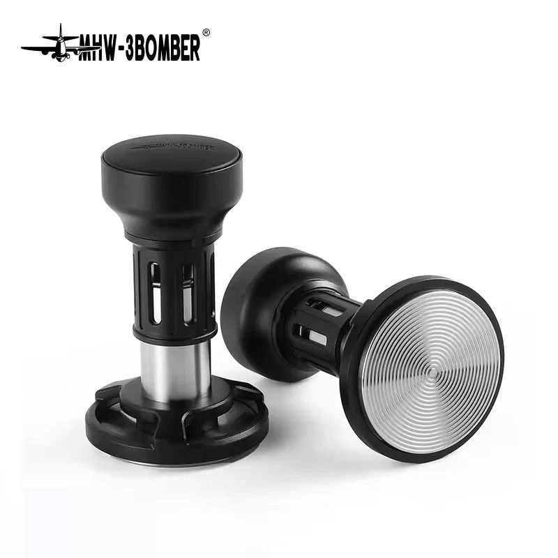 MHW 3BOMBER 4 Spring Constant Pressure Tamper Professional Impact Espresso Tamper For 51 53 58mm Portafilters 53 Mm Thread Set