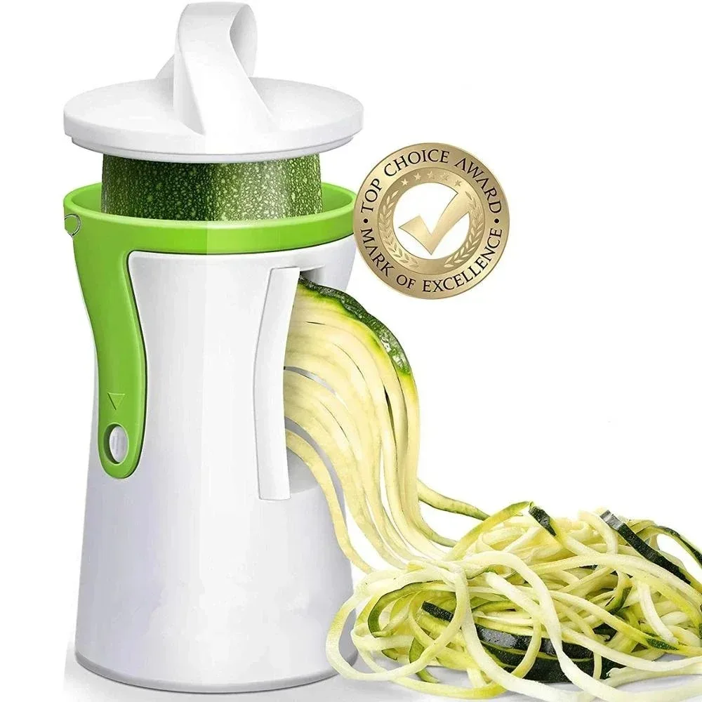 Heavy Duty Spiralizer Vegetable Slicer For Zucchini Pasta & Noodles Perfect For Healthy Meal Prep Heavy Duty Spiralizer Vegetable Slicer For Zucchini Pasta & Noodles Perfect For Healthy Meal Prep