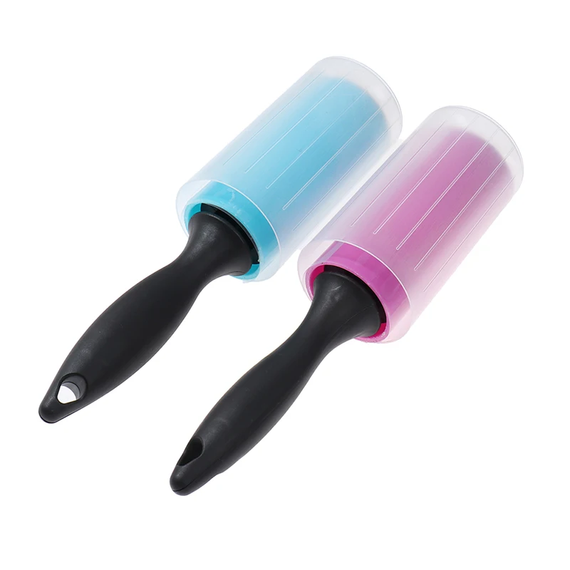 Reusable Washable Roller Dust Cleaner For Clothes, Pet Hair, Household Dust Wiper blue