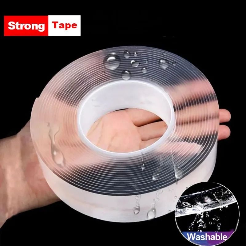 Nano Tape Super Strong Double Sided Reusable Waterproof Adhesive 20 Mm 2 M