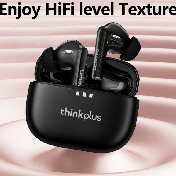 Wireless Bluetooth Earbuds HiFi Stereo, Noise Reduction & Touch Control pink