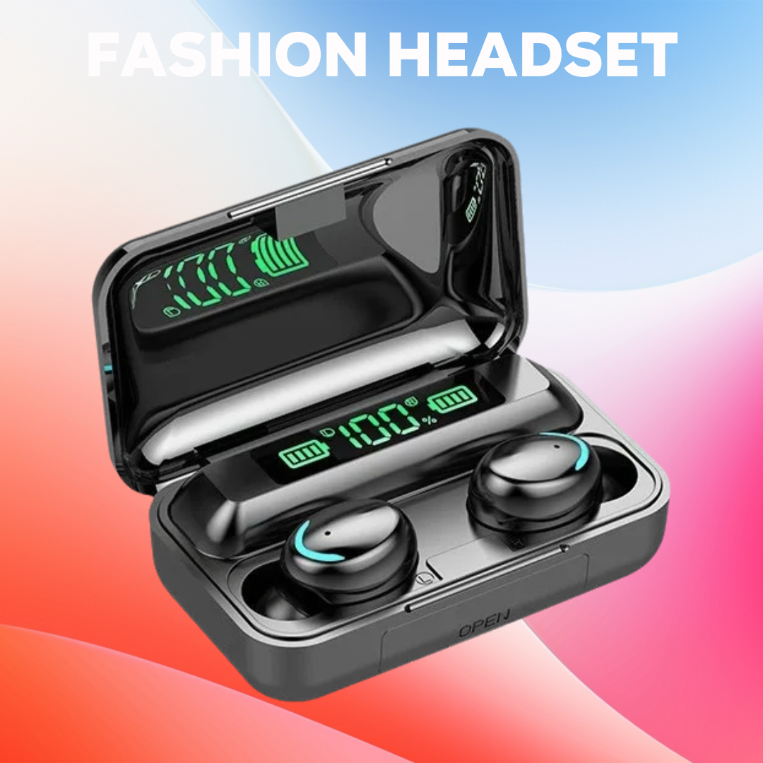 Wireless Bluetooth Gaming Earbuds TWS Headphones With Digital Display & Charging Case Wireless Bluetooth Gaming Earbuds TWS Headphones With Digital Display & Charging Case